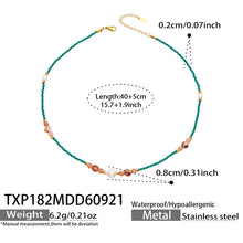 316L Stainless Steel 18K PVD Gold Natural Stone Bracelet made with 316L stainless steel and 18K PVD gold finish for wholesale jewelry buyers - image 14
