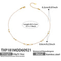 Necklace / 粉天然石Gold / 5cm