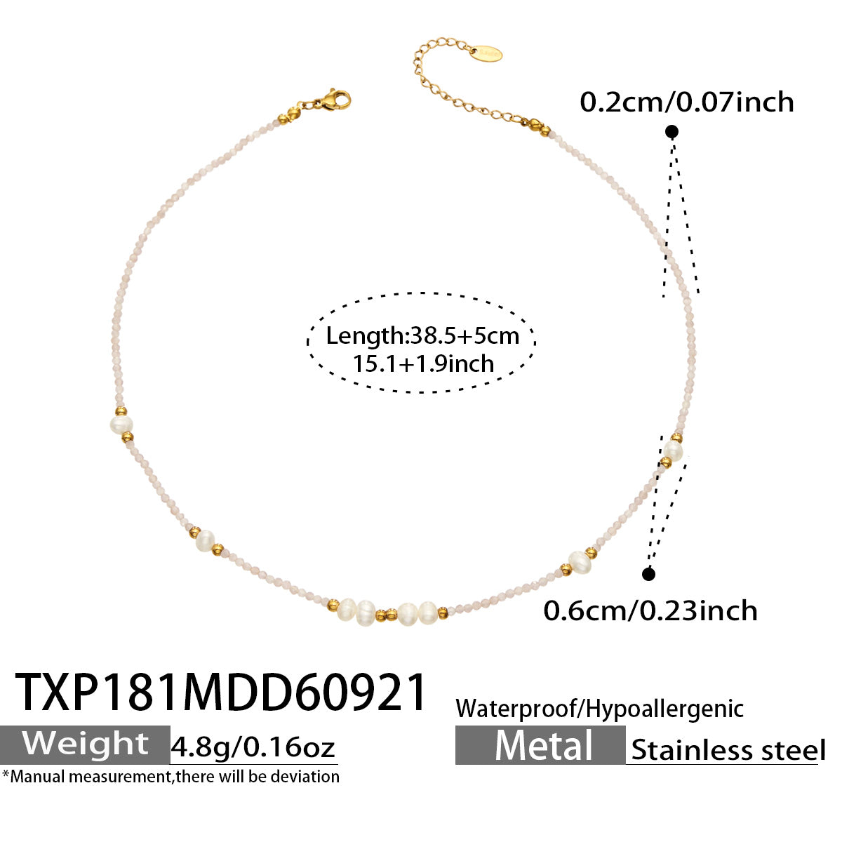 316L Stainless Steel 18K PVD Gold Natural Stone Bracelet made with 316L stainless steel and 18K PVD gold finish for wholesale jewelry buyers - image 17