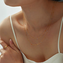 316L Stainless Steel 18K PVD Gold Natural Stone Necklace made with 316L stainless steel and 18K PVD gold finish for wholesale jewelry buyers - image 10