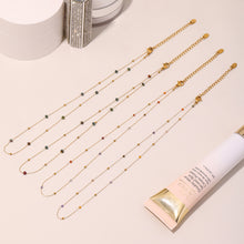 316L Stainless Steel 18K PVD Gold Natural Stone Necklace made with 316L stainless steel and 18K PVD gold finish for wholesale jewelry buyers - image 5