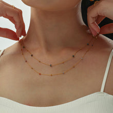 316L Stainless Steel 18K PVD Gold Natural Stone Necklace made with 316L stainless steel and 18K PVD gold finish for wholesale jewelry buyers - image 6