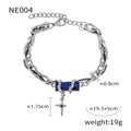 蓝锆石Steel Bracelet (NE004) / Default