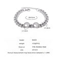 Steel Bracelet (NE005) / 20+5cm