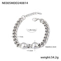 Steel Bracelet (NE005) / 20+5cm