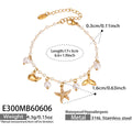 Gold Ocean Multi Charm Bracelet (E300) / Bracelet