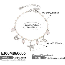 316L Stainless Steel 18K PVD Gold Ocean Charm Bracelet made with 316L stainless steel and 18K PVD gold finish for wholesale jewelry buyers - image 6