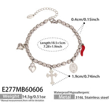 316L Stainless Steel 18K PVD Gold Ocean Charm Bracelet made with 316L stainless steel and 18K PVD gold finish for wholesale jewelry buyers - image 7