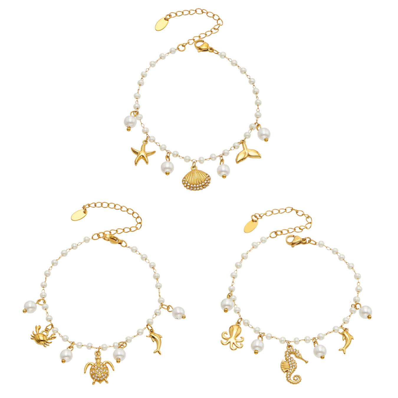 Ocean Collection Scallop Bracelet