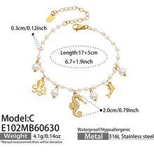 316L Stainless Steel 18K PVD Gold Ocean Collection Bracelet made with 316L stainless steel and 18K PVD gold finish for wholesale jewelry buyers - image 12