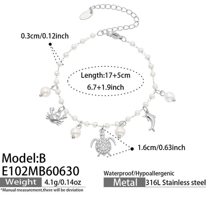 316L Stainless Steel 18K PVD Gold Ocean Collection Bracelet made with 316L stainless steel and 18K PVD gold finish for wholesale jewelry buyers - image 15