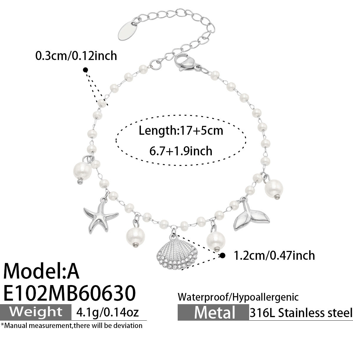 316L Stainless Steel 18K PVD Gold Ocean Collection Bracelet made with 316L stainless steel and 18K PVD gold finish for wholesale jewelry buyers - image 19