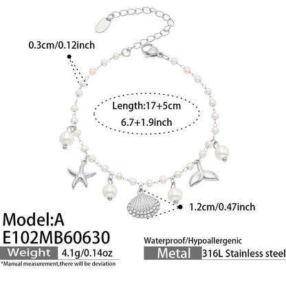 316L Stainless Steel 18K PVD Gold Ocean Collection Bracelet made with 316L stainless steel and 18K PVD gold finish for wholesale jewelry buyers - image 19