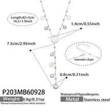 316L Stainless Steel 18K PVD Gold Ocean Heart Y Necklace made with 316L stainless steel and 18K PVD gold finish for wholesale jewelry buyers - image 14