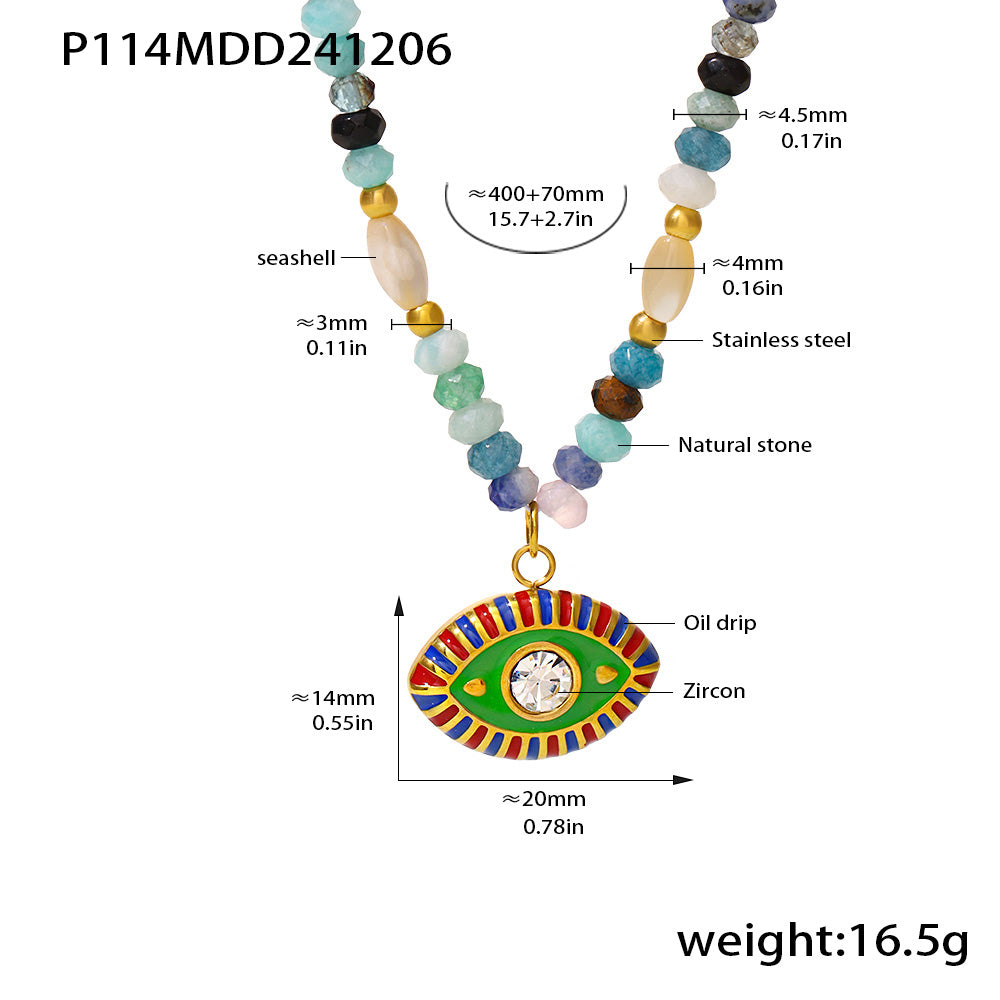 Miduoduo P114 Necklace Gold - Dimension & Weight Specifications