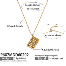 Miduoduo P607 Necklace Gold - Dimension & Weight Specifications
