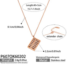 Miduoduo P607 Necklace Gold - Dimension & Weight Specifications