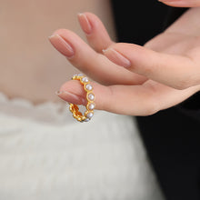 316L Stainless Steel 18K PVD Gold Pearl Bead Ring made with 316L stainless steel and 18K PVD gold finish for wholesale jewelry buyers - image 8