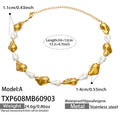 Necklace / A款贝珠Gold / 12cm