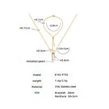 Pearl lariat necklace and slider bracelet size, weight and material guide