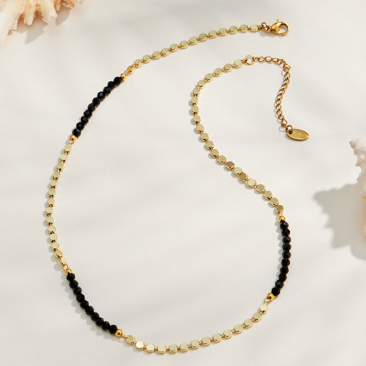 316L Stainless Steel 18K PVD Gold Pearl Necklace Set made with 316L stainless steel and 18K PVD gold finish for wholesale jewelry buyers - image 6