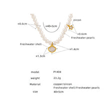 Close-up of 316L Stainless Steel necklace with pearl