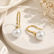 316L Stainless Steel 18K PVD Gold Pearl Zircon Earring made with 316L stainless steel and 18K PVD gold finish for wholesale jewelry buyers - image 7