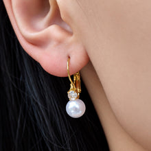 316L Stainless Steel 18K PVD Gold Pearl Zircon Earrings made with 316L stainless steel and 18K PVD gold finish for wholesale jewelry buyers - image 3