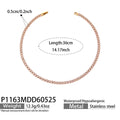 Necklace / Pink Zircon / 37cm