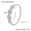 Z437 Silver Diamond Bracelet
