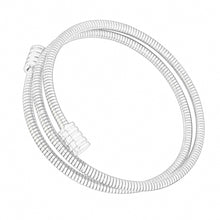 polished silver titanium steel snake bone chain bracelet, stacked sleek design, minimalist jewelry