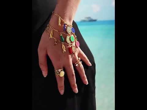 316L Stainless Steel Colorful Enamel Charm Bracelet & Anklet