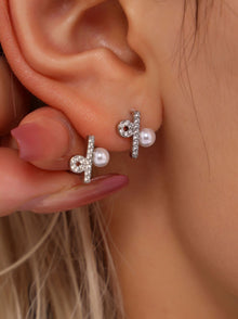316L Stainless Steel Constellation Necklace & Earrings Set with Zircon & Shell Pearl - Image 10