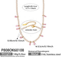 Beaded Necklace 40+5cm / Gold
