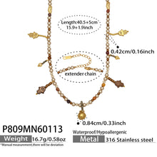 316L Stainless Steel Exquisite Full Zircon Waterdrop Mixed Pendant Bracelet - Image 15