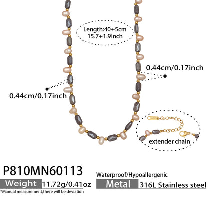 316L Stainless Steel Exquisite Full Zircon Waterdrop Mixed Pendant Bracelet - Image 16