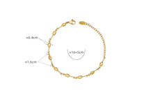 316L Stainless Steel Minimalist Tennis Racket Charm Bracelet - Image 4