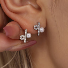316L Stainless Steel Constellation Necklace & Earrings Set with Zircon & Shell Pearl - Image 4
