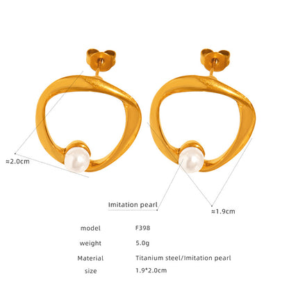 316L Stainless Steel Chic Vintage Heart Drop Earrings - Image 9