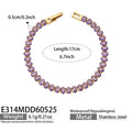 Bracelet / Purple Zircon / 17cm
