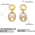 Resin Mariner Link Earrings