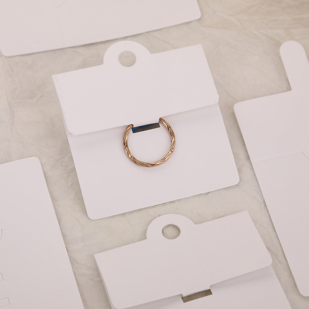 Elegant Jewelry Card Packaging