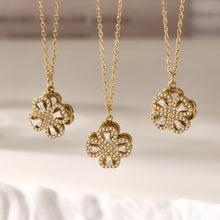 316L Stainless Steel 18K PVD Gold Rotating Flower Necklace made with 316L stainless steel and 18K PVD gold finish for wholesale jewelry buyers - image 11