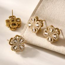 316L Stainless Steel 18K PVD Gold Rotating Flower Necklace made with 316L stainless steel and 18K PVD gold finish for wholesale jewelry buyers - image 13
