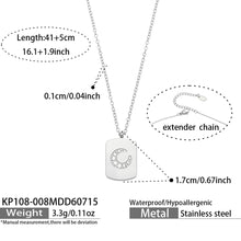 Gold round disc pendant necklace length, pendant size and specification guide