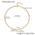 Necklace / Gold / N