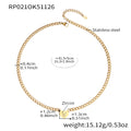 Necklace / Gold / V