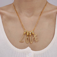 316L Stainless Steel 18K PVD Gold Script Letter Necklace made with 316L stainless steel and 18K PVD gold finish for wholesale jewelry buyers - image 26