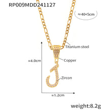 316L Stainless Steel 18K PVD Gold Script Letter Necklace made with 316L stainless steel and 18K PVD gold finish for wholesale jewelry buyers - image 5