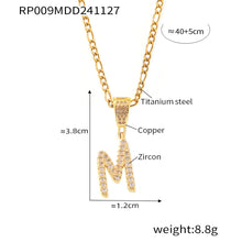 316L Stainless Steel 18K PVD Gold Script Letter Necklace made with 316L stainless steel and 18K PVD gold finish for wholesale jewelry buyers - image 8